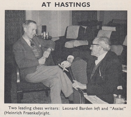 Chess - with Leonard Barden, London Evening Standard