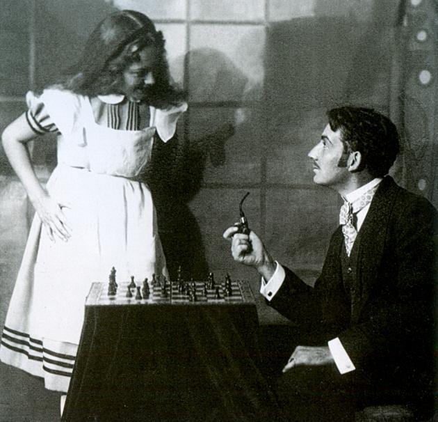 Movie stars playing chess