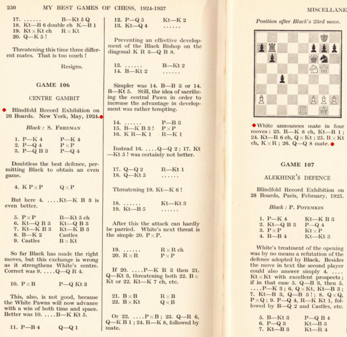 My Best Games of Chess, 1908-1937 - Alexander Alekhine