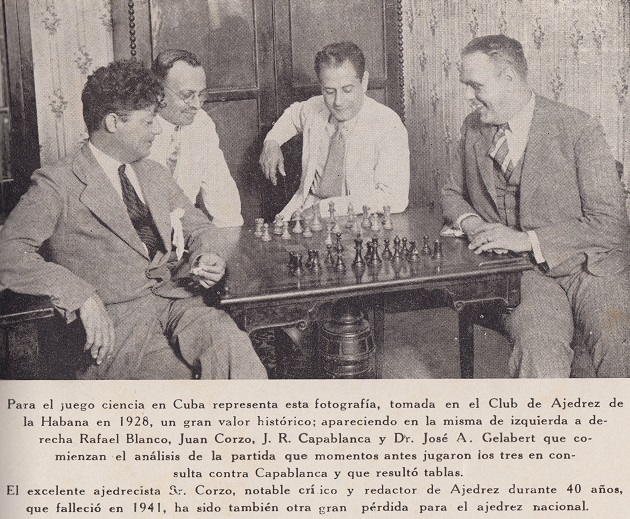 The Immortal Game // Juan Corzo vs Jose Raul Capablanca, Havana