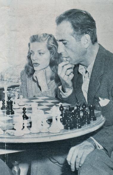 bogie, bacall playing chess  Chess game, Chess, No game no life