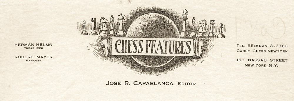 Jose Raul Capablanca quote: Alekhine evidently possesses the most  remarkable chess memory that has