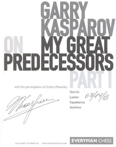 Garry Kasparov on My Great Predecessors - Part V - A modern