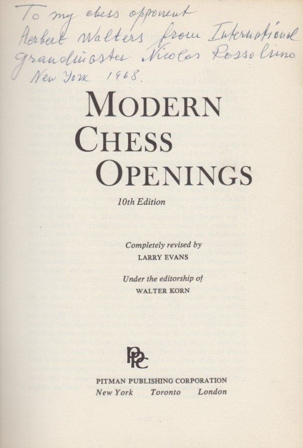 modern chess
        openings
