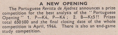 portuguese opening