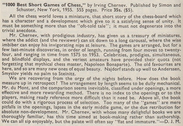 Wonders and Curiosities of Chess - Irving Chernev - Google Books