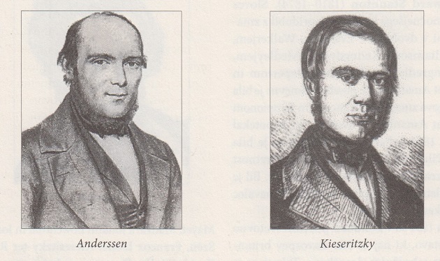 Adolf Anderssen vs Lionel Kieseritzky The Immortal Game London, 1851  King's Gambit: Accepted 1-0 What can you learn from here? - The real  advantage is