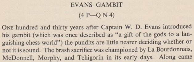 evans gambit