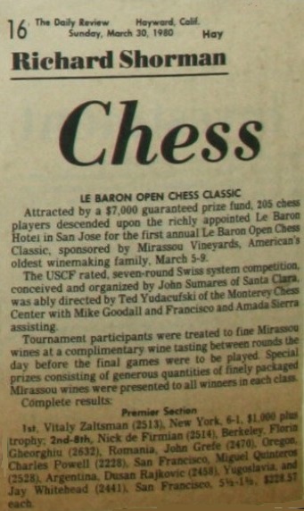 Chess Notes by Edward Winter