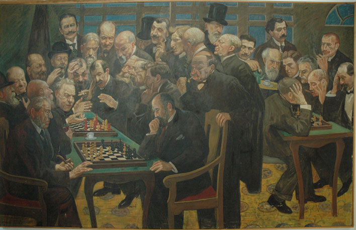 The Paintings about Capablanca - Alekhine World Championship Match