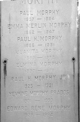 Paul Morphy's Grave, or Not