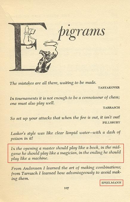 Jose Raul Capablanca quote: Alekhine evidently possesses the most  remarkable chess memory that has