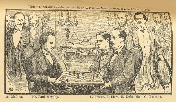Paul Morphy vs Adolf Anderssen (1858) First Fall of the Wall