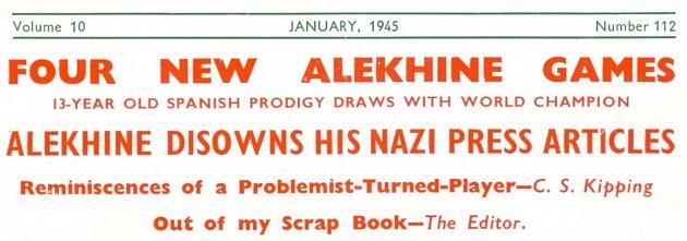 Alekhine and the Nazis: a historical investigation by Dr. Christian Rohrer