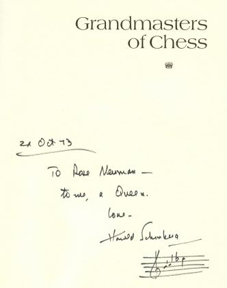 Does anyone know whose signatures are these? : r/chess