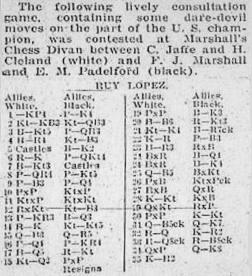 The Birth of a Deadly Marshall Attack: Capablanca vs Marshall 1918 