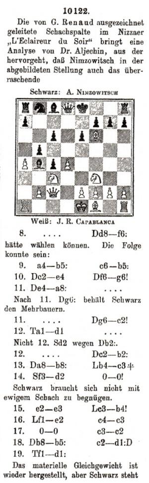 kissingen capablanca nimzowitsch