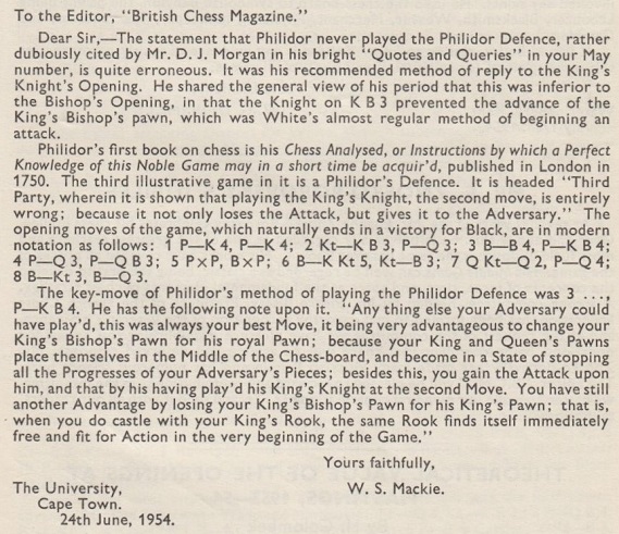 Letter to the Editor (NiC) concerning chess960 • page 1/9 • General Chess  Discussion •