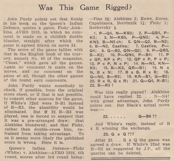 79 years ago: Capablanca beats Botvinnik