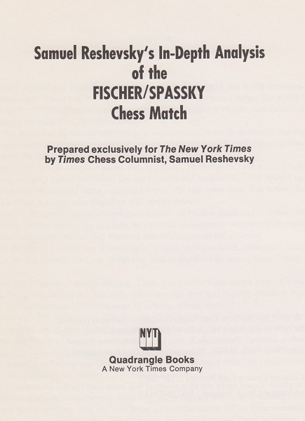 A Study of Fischer - Spassky Title Match (WWW - Courseworkbank.co - Uk), PDF, Chess