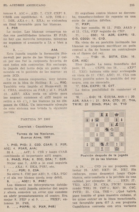 czerniak capablanca