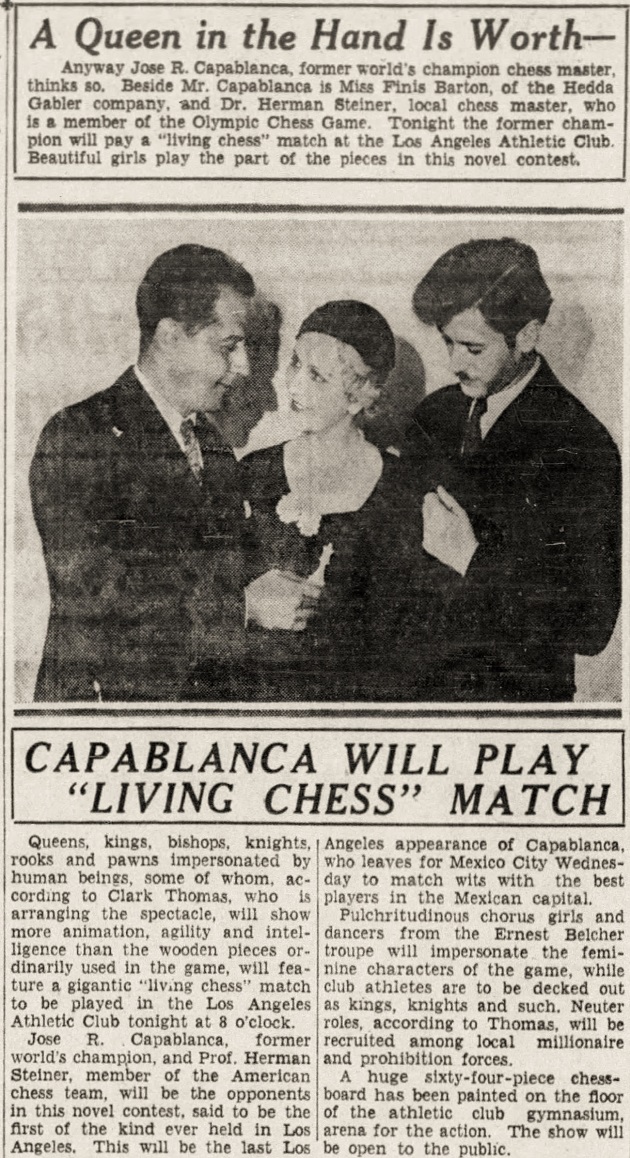 capablanca barton steiner